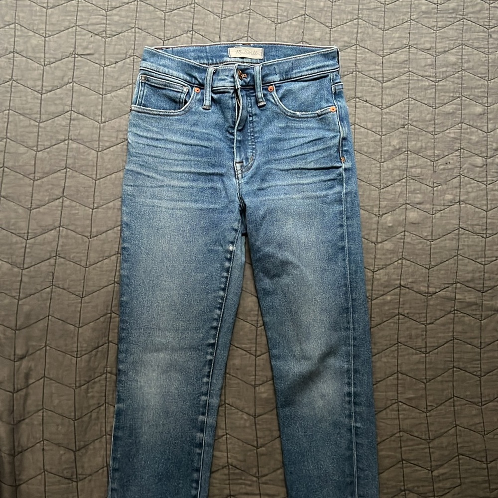 Madewell 9” high rise skinny jeans